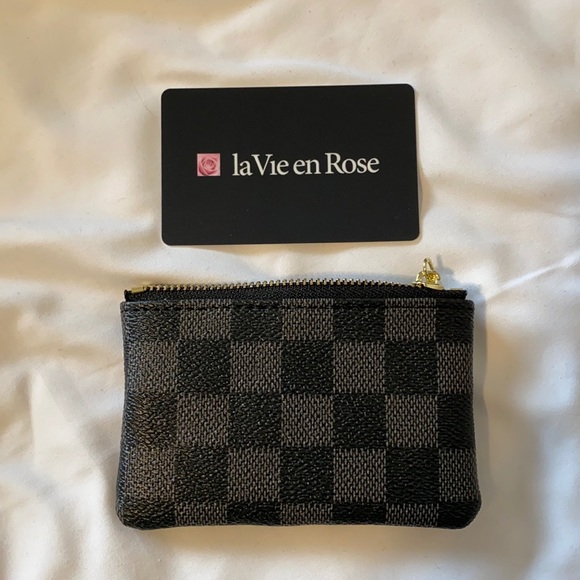 Checkered coin/card keychain - Picture 4 of 4